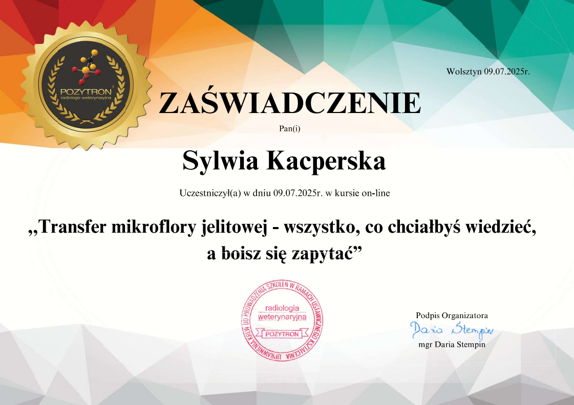 Pet School - Transfer mikroflory jelitowej - wszystko, co chciałbyś wiedzieć, a boisz się zapytać”